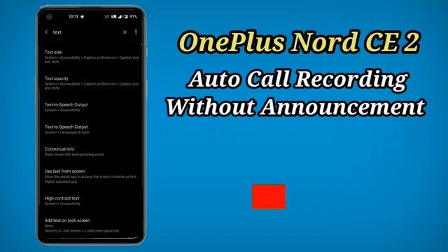 How To Record Call Without Warning in OnePlus Nord CE 2 , OnePlus Nord CE 2 Call Recording Setting смотреть онлайн