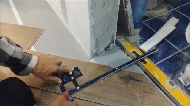 При укладке диагонально ламината Объезд внешних углов смотреть онлайн