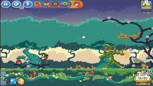 Angry Birds Friends - Pig Tales - Level 8 / 3 stars смотреть онлайн