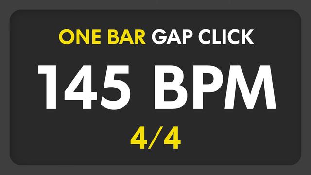 145 BPM - Gap Click - 1 Bar (4/4) смотреть онлайн