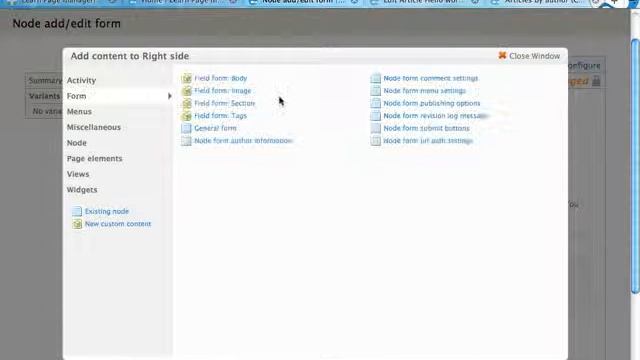 Part 12 Rearrange node edit form смотреть онлайн