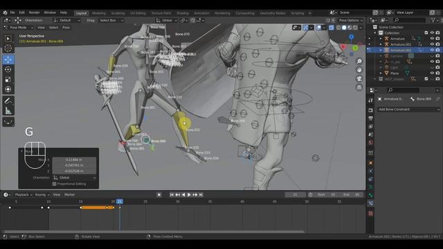 BLENDER 2.93 Легионер 4 анимация подставляю перса 2 к 1му смотреть онлайн