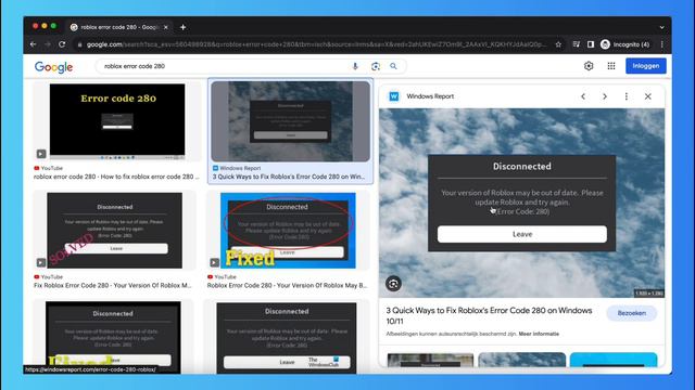 Error Code 280 Roblox - How to Fix смотреть онлайн