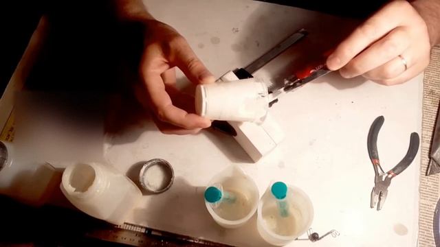 Отливка самодельного воблера из пластика. смотреть онлайн