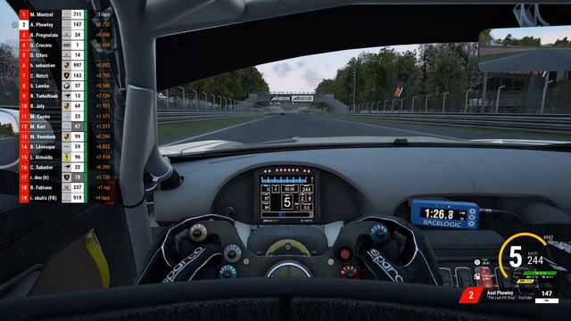 Monza 1.46.8 в гонке. Italian Pro Drivers. Assetto Corsa Competizione смотреть онлайн