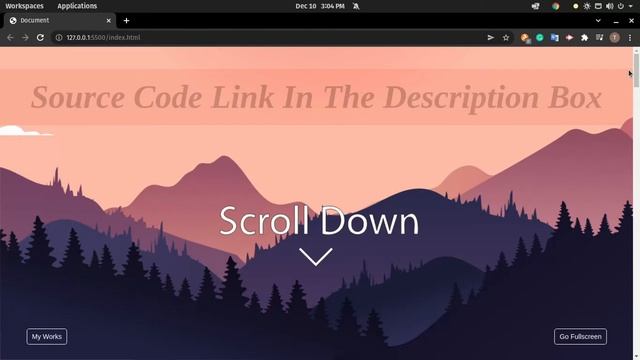 Parallax Scrolling Animation | Animate On Scroll Down смотреть онлайн