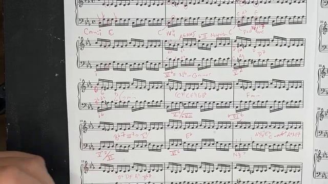 Bach Prelude 2 in C minor BWV 847 (Keys, Chords, Figured Bass Analysis) смотреть онлайн