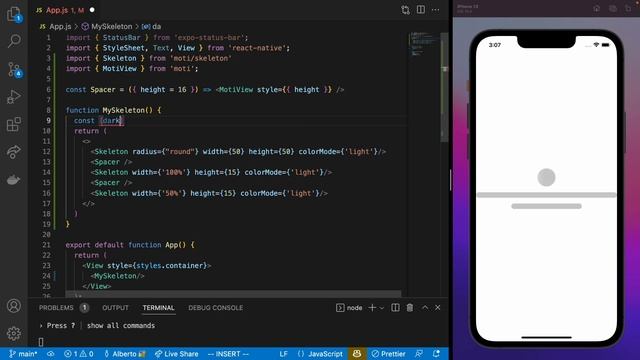 React Native Skeleton con Suspense | Tutorial Moti 2022 смотреть онлайн