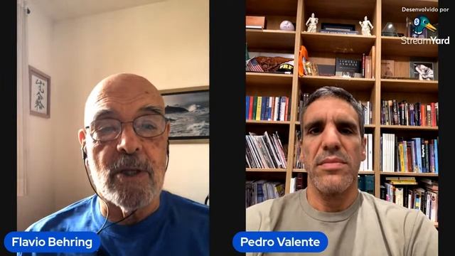 Flavio Behring- Bate-papo c/ o professor PEDRO VALENTE (Duas gerações de alunos do GM Hélio Gracie! смотреть онлайн