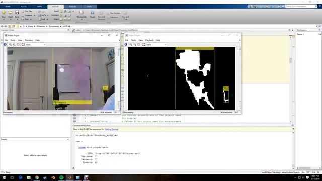 IP Cam Realtime Video Track Test Matlab смотреть онлайн