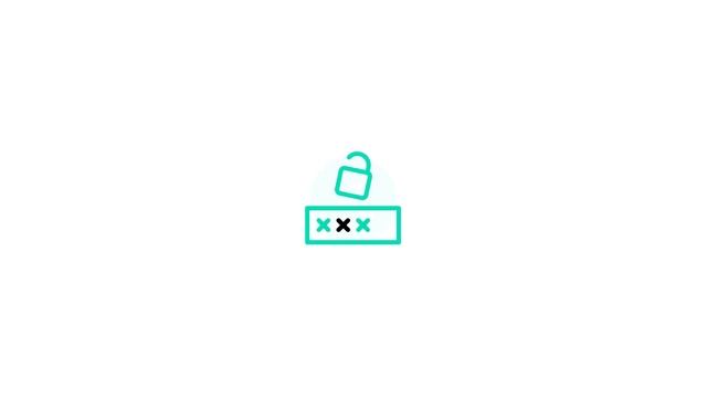 Password icon Lottie JSON animation смотреть онлайн
