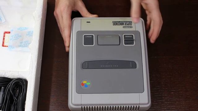 Распаковка обзор Super Nintendo SNES PAL unboxing review 16bit смотреть онлайн