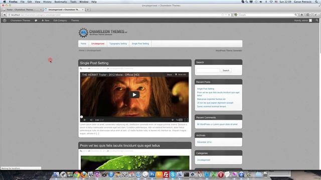 Save/Load Theme - WordPress Theme Generator смотреть онлайн