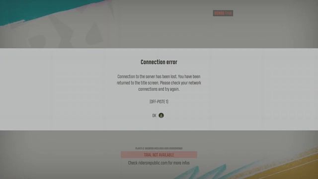 Riders Republic Trial Week Connection Error смотреть онлайн