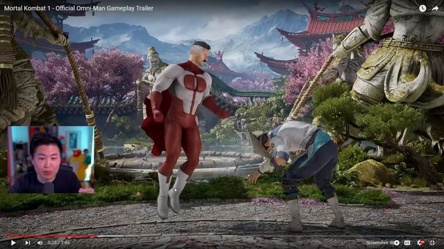 MORTAL KOMBAT 1 - NEW OFFICIAL OMNI-MAN GAMEPLAY TRAILER!! [REACTION] смотреть онлайн