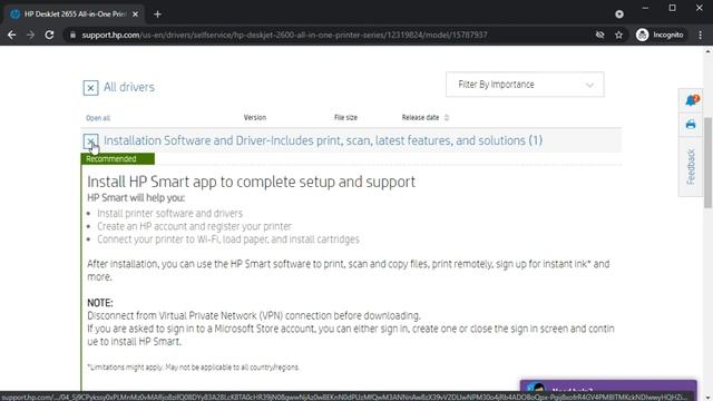 Installing drivers for HP Deskjet 2655 All in One printer смотреть онлайн