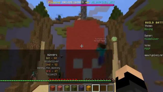 Build battle: Боксер, спортсмен и змея в minecraft (майнкрафт) смотреть онлайн