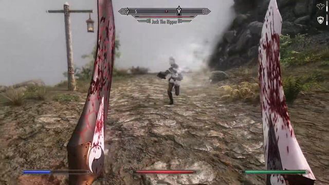Skyrim Nameless vs Jack the Ripper (colorful magic) смотреть онлайн