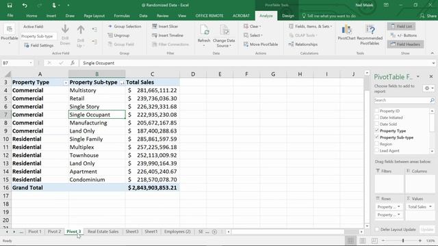 Pivot Table Sorting issues смотреть онлайн