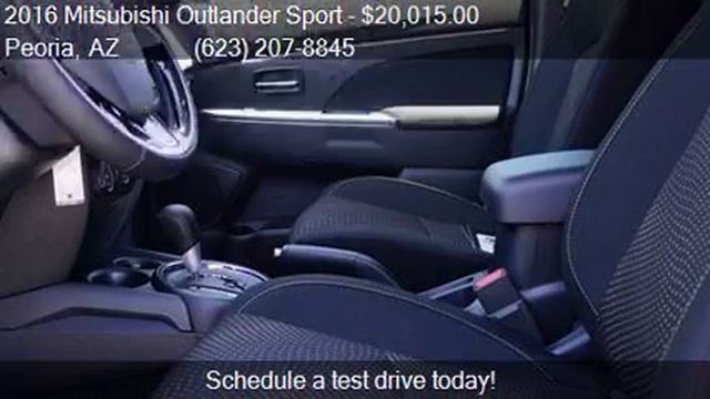 Lunde Mitsubishi serving Phx AZ 2016 Mitsubishi Outlander Sport 2.4 ES 4dr Crossover for sal смотреть онлайн