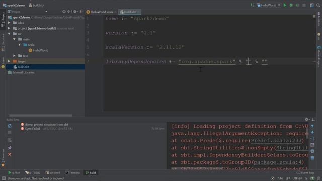 Add Spark dependencies to the application смотреть онлайн