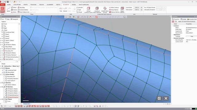 Design X 2022 Tutorial 02 - Autosurface смотреть онлайн