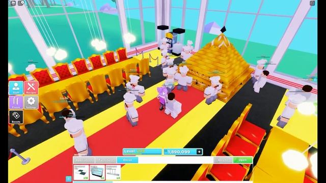 Королевская переделка 1 этажа⭐ ой Ресторан Роблокс ⭐My Restaurant Roblox смотреть онлайн