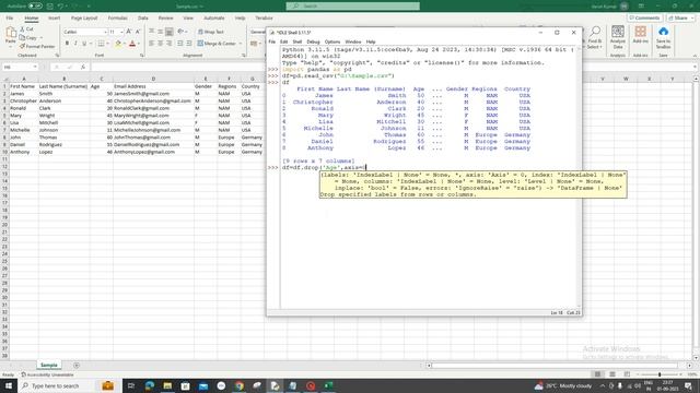 How to Delete a column in Python | Pandas (Multiple ways) смотреть онлайн
