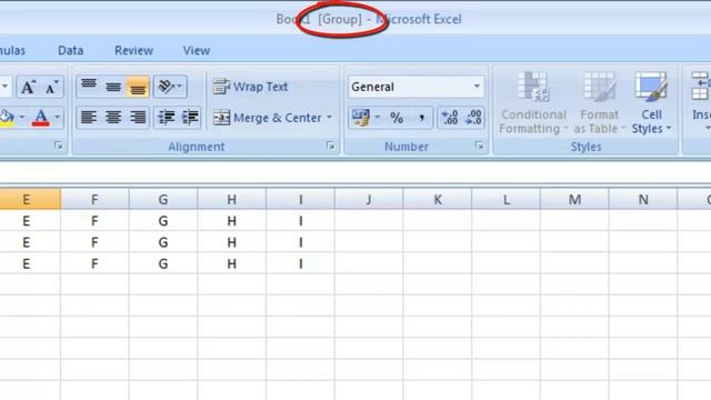 Excel 2007 - Selecting Multiple Worksheets смотреть онлайн