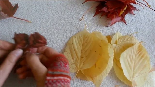 Осень. Розы из листьев смотреть онлайн