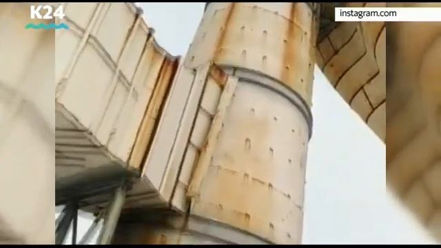 Сильный ветер смял и повалил трубу на Заринской ТЭЦ смотреть онлайн