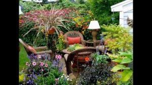 Как оформить зону отдыха на даче? Оригинальные идеи! #дача #ЛандшафтныйДизайн #УчастокУДома