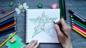 Быстрый рисунок к 23 февраля. Рисунок к дню защитника отечества карандашами.
