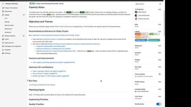 GitLab 15.6 Kickoff - Enablement:Gitaly смотреть онлайн