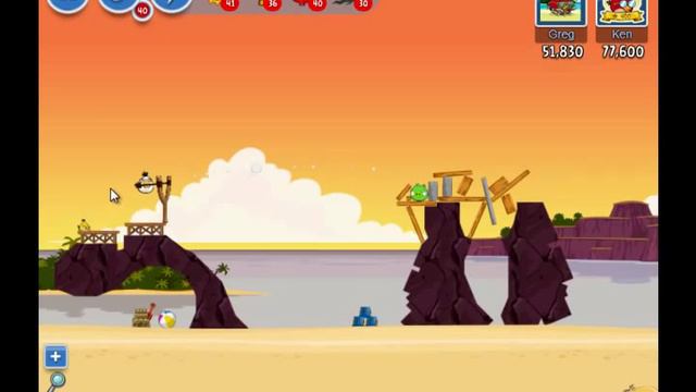 Angry Birds Friends Pigini Beach Level 12 Walkthrough 3 Star - Facebook смотреть онлайн