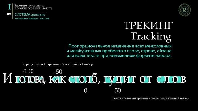 Учебник по типографике. Раздел 1. Урок 3. Слово смотреть онлайн