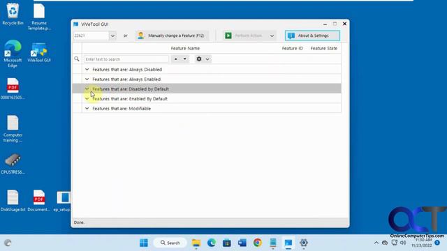 How to Use the ViVeTool GUI to enable or disable Windows Features смотреть онлайн