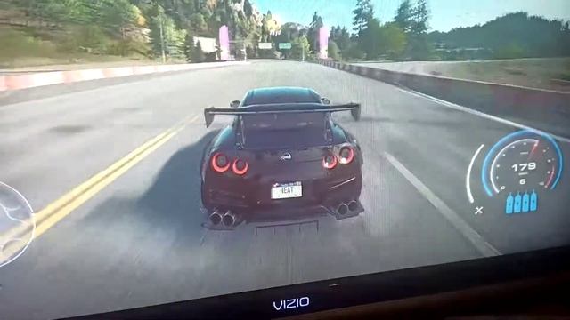 nfs heat fun race in my nissan gtr r35 смотреть онлайн
