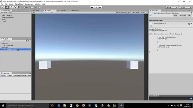 03 - Unity - Método Lerp (Vector3.Lerp()) смотреть онлайн