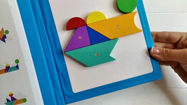 Магнитный конструктор с заданиями