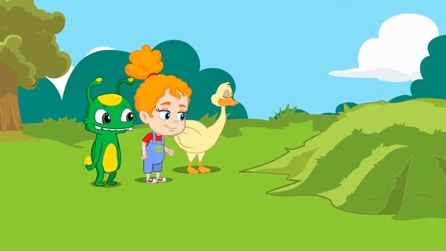NEW SONG! Groovy The Martian sings If you're happy song at Valentine's day | Nursery Rhymes for kid смотреть онлайн