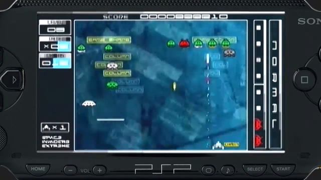 Space Invaders Extreme - PSP Gameplay смотреть онлайн