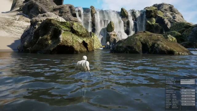 Fluid Flux - Real-time Waterfall Simulation [Unreal Engine]