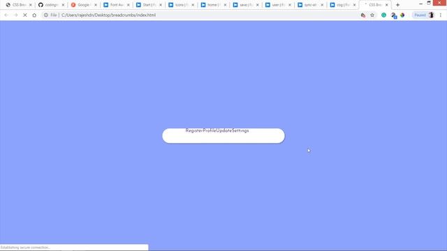 How to create the Breadcrumbs Using HTML and CSS смотреть онлайн