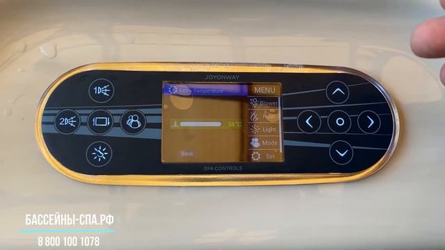 Обзор системы управления плавательным гидромассажным спа бассейном Joy Spa. Пульт Joyonway (BalBoa) смотреть онлайн
