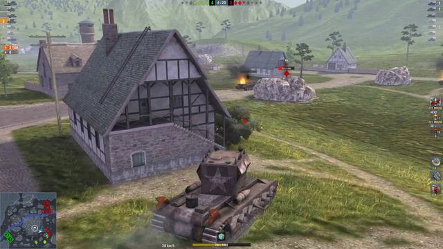 WOT Blitz / Smasher / 6 frags / 5.4k dmg смотреть онлайн