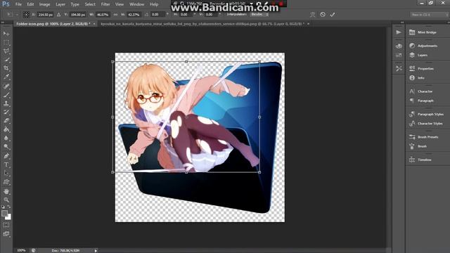 How to make Anime Folder Icon using Photoshop CS6 Easy Way смотреть онлайн
