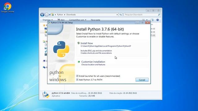 Como instalar O python No windows 7 64 Bit смотреть онлайн