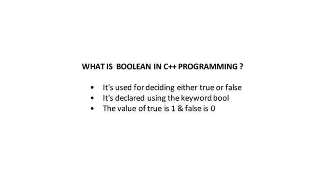 What is BOOLEAN In C++ Programming смотреть онлайн