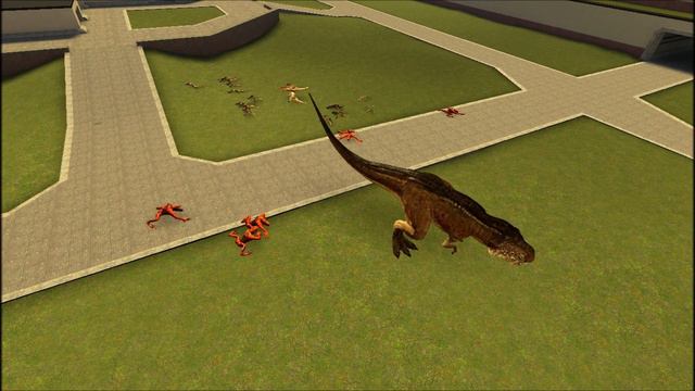 SCP939 VS Jurassic DInosaurs Epic NPC Battle Garry's Mod смотреть онлайн